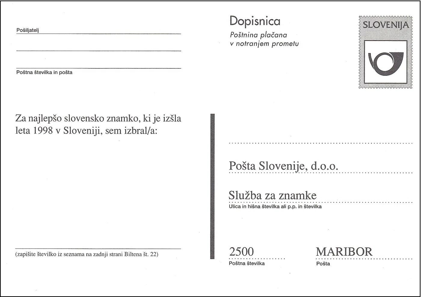POŠTNI ROG + ILUSTRACIJA